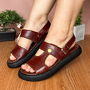 Sandalias en Cuero para dama