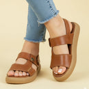 Sandalias en Cuero para dama