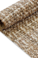 Alfombra de sisal a cuadros